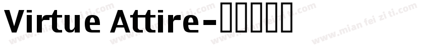 Virtue Attire字体转换